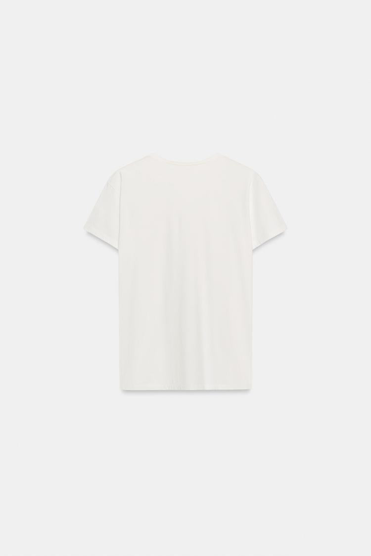 T-SHIRT INSCRIPTION MANCHES COURTES
