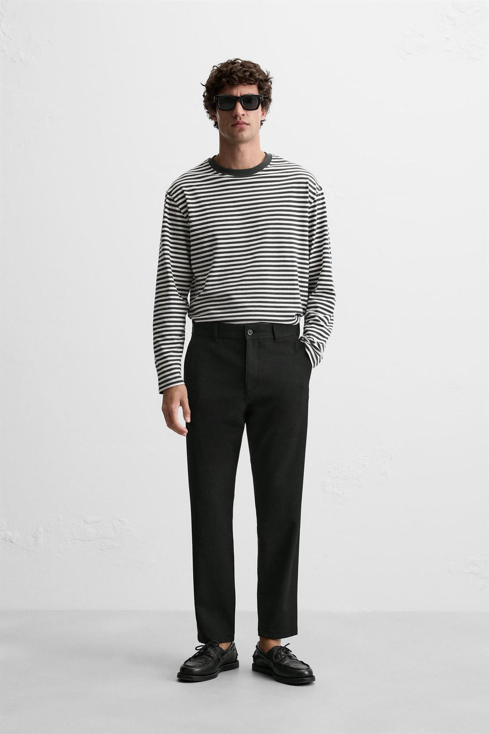 PANTALON À TEXTURE CONFORT