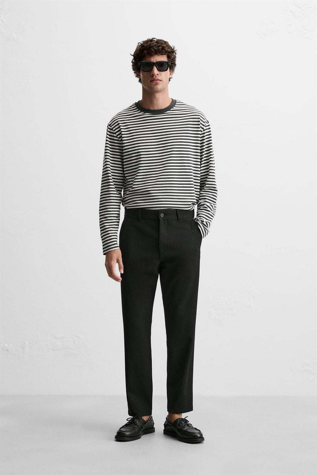 PANTALON À TEXTURE CONFORT