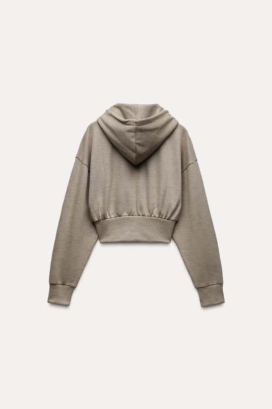Sweat à capuche soft - Gris
