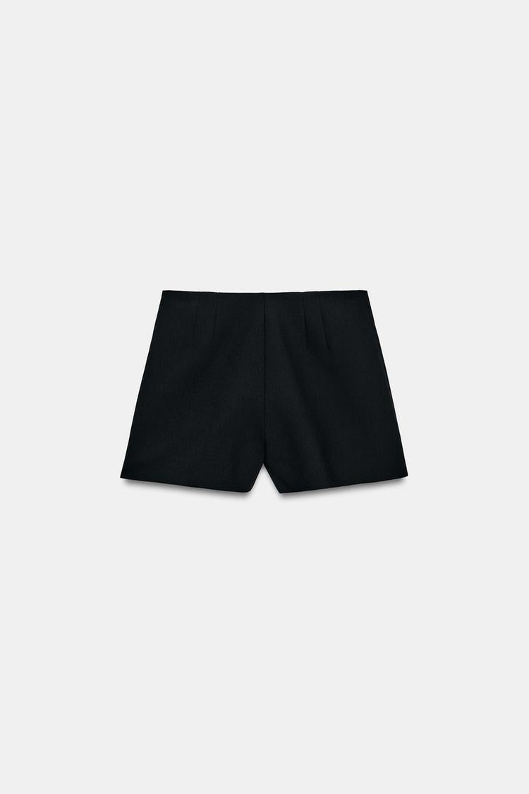 SHORT TAILLE HAUTE À POIS