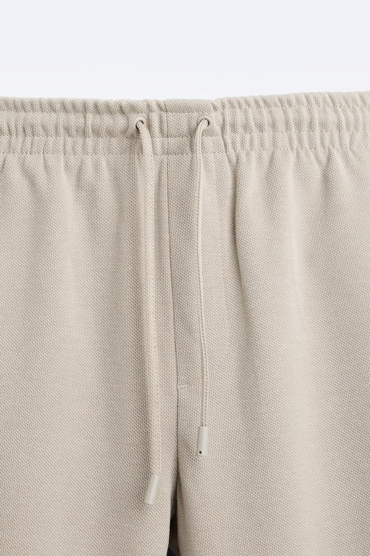 Pantalon style jogging - Blanc