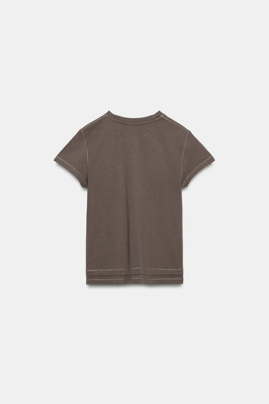 T-SHIRT À MANCHES COURTES EFFET DOUBLE