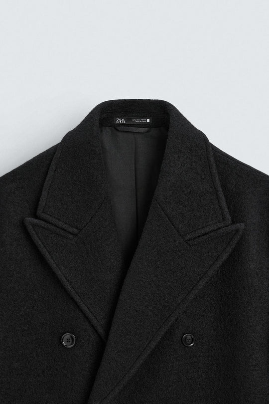 MANTEAU LAINE TEXTURE BOUCLÉ