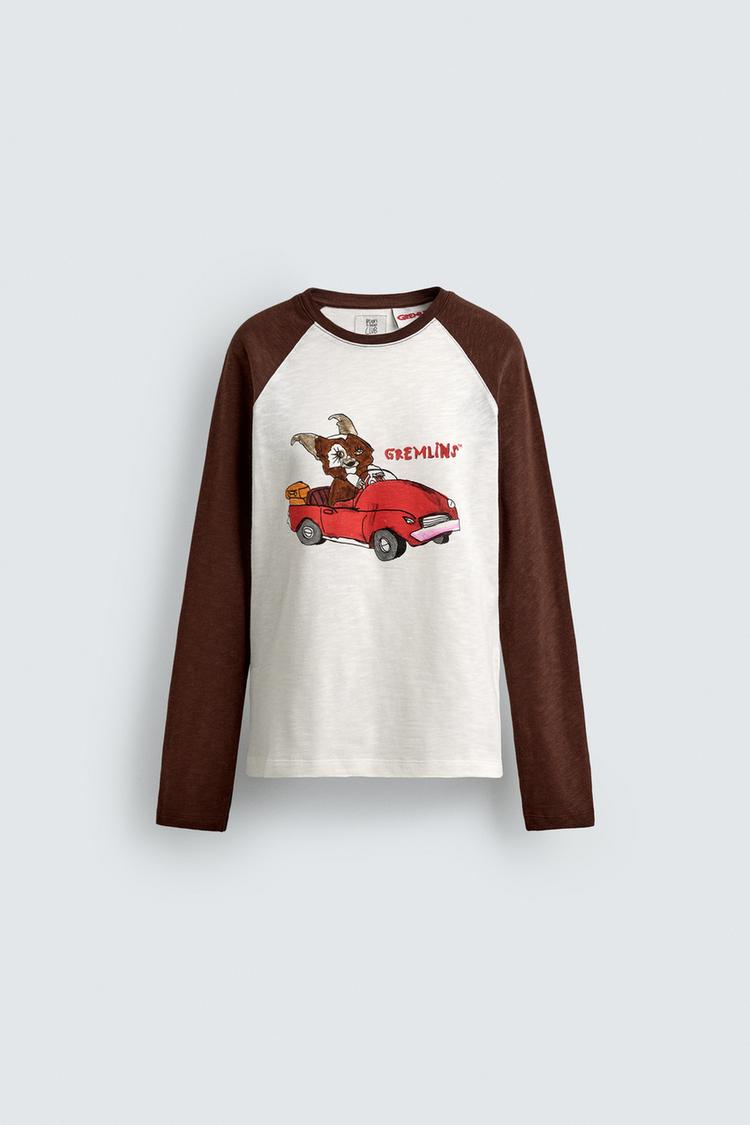 T-SHIRT FLAME ILLUSTRATION GREMLINS X DYLANS T-SHIRT CLUB X ZARA