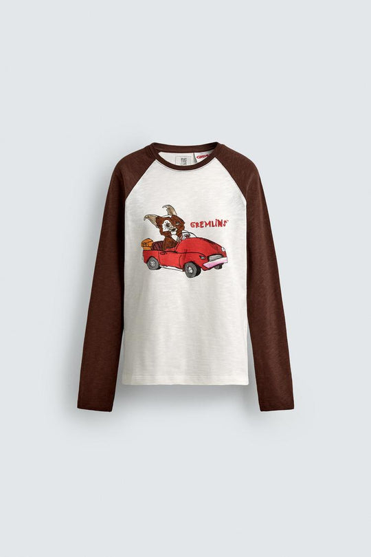 T-SHIRT FLAME ILLUSTRATION GREMLINS X DYLANS T-SHIRT CLUB X ZARA