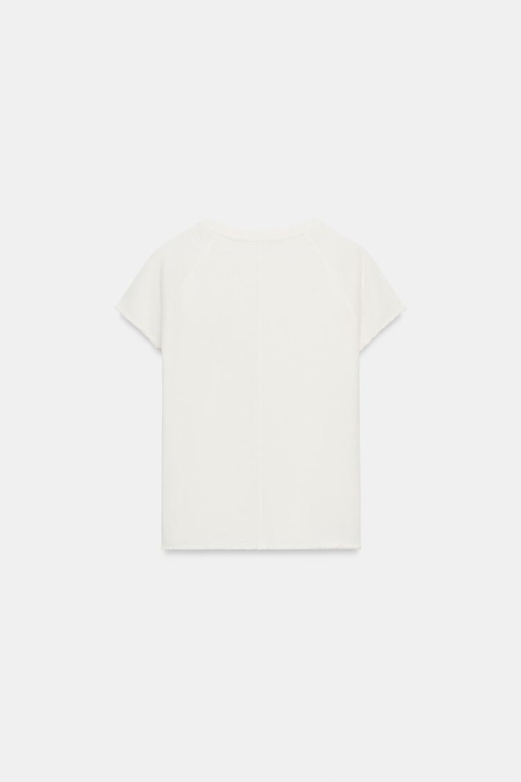 T-SHIRT RAGLAN AVEC INSCRIPTION