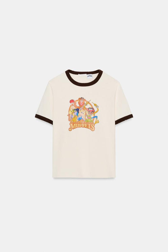 T-SHIRT THE MUPPETS DISNEY MANCHES COURTES