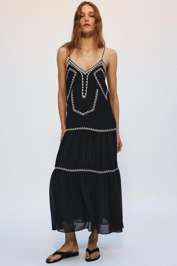 ROBE LONGUE BRODERIES ZW COLLECTION
