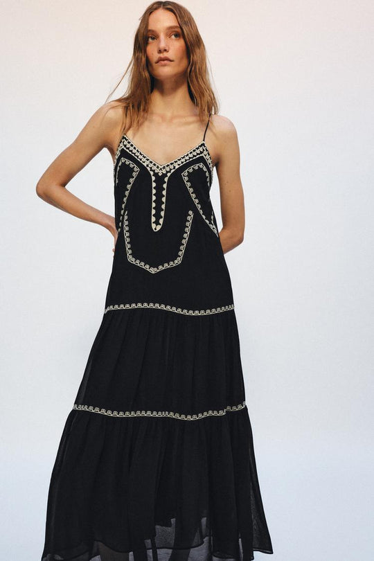 ROBE LONGUE BRODERIES ZW COLLECTION