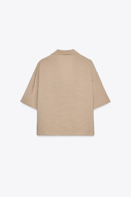 CHEMISE FLUIDE MANCHES COURTES