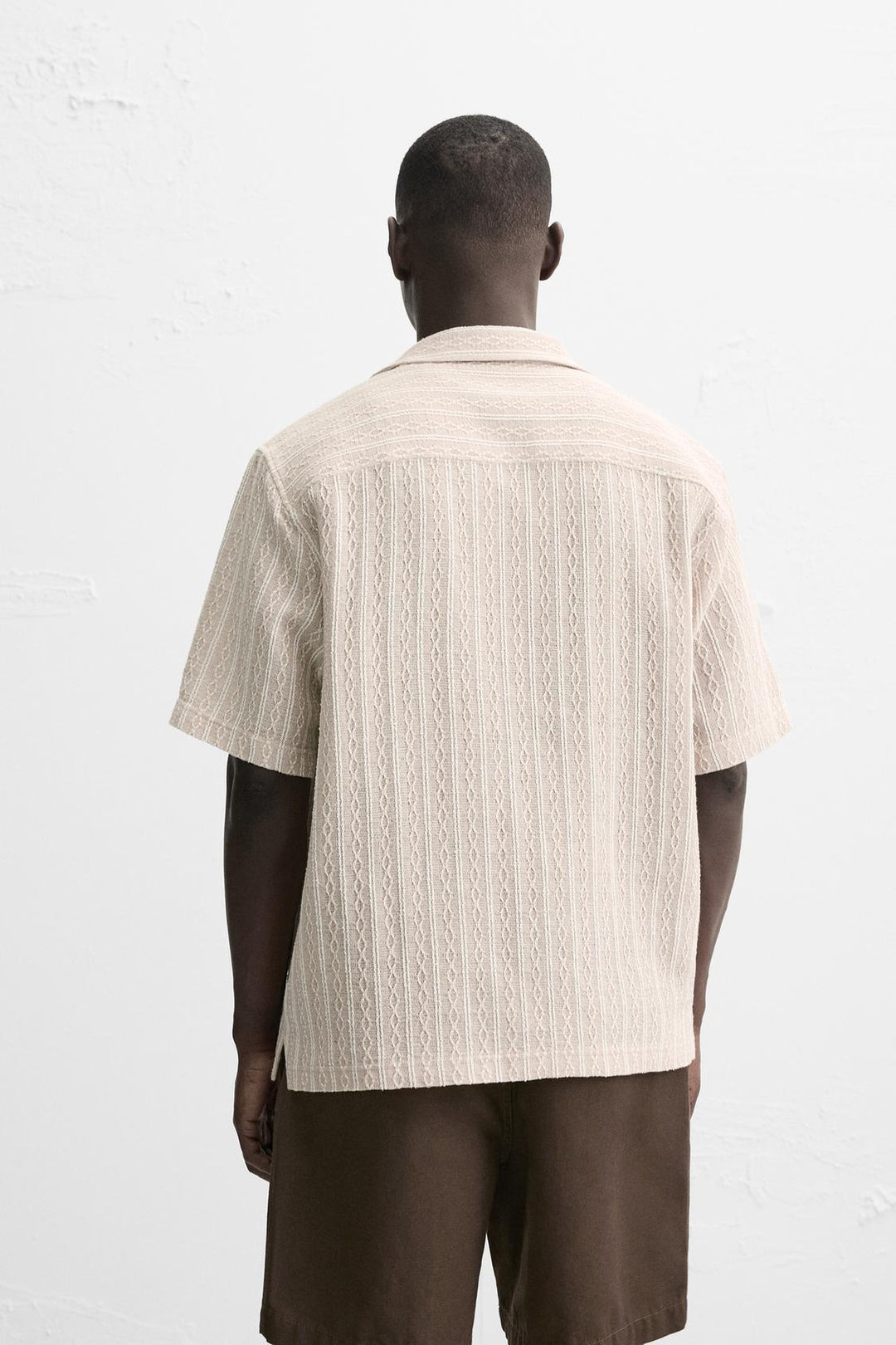 CHEMISE JACQUARD GÉOMÉTRIQUE
