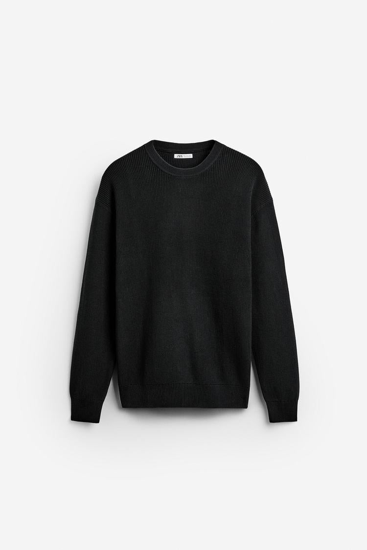 Pull en Maille perlée - Gris anthracite