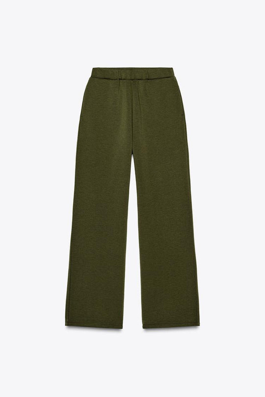 Pantalon fluide - Kaki foncé