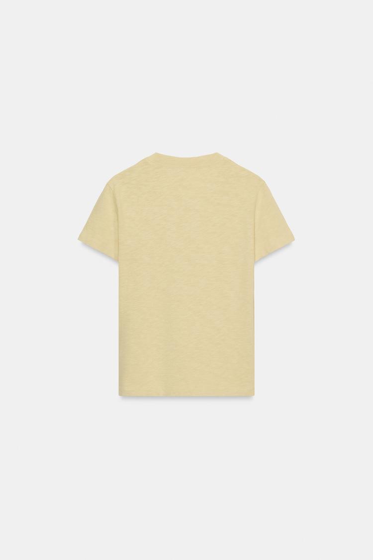 T-SHIRT EN COTON FLAMMÉ