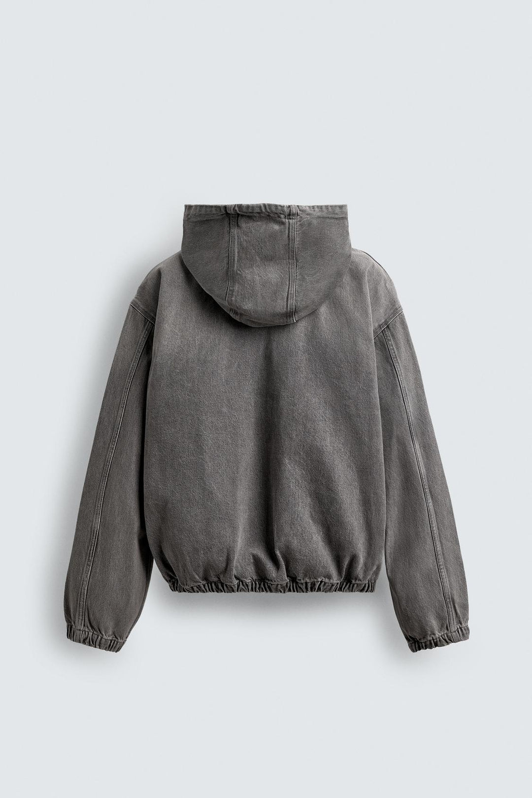 VESTE DÉLAVÉE À CAPUCHE