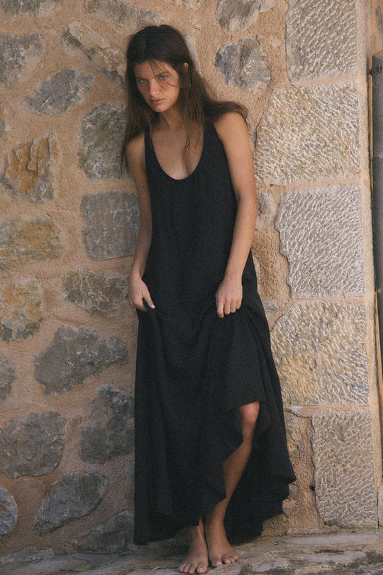 ROBE LONGUE EN LYOCELL