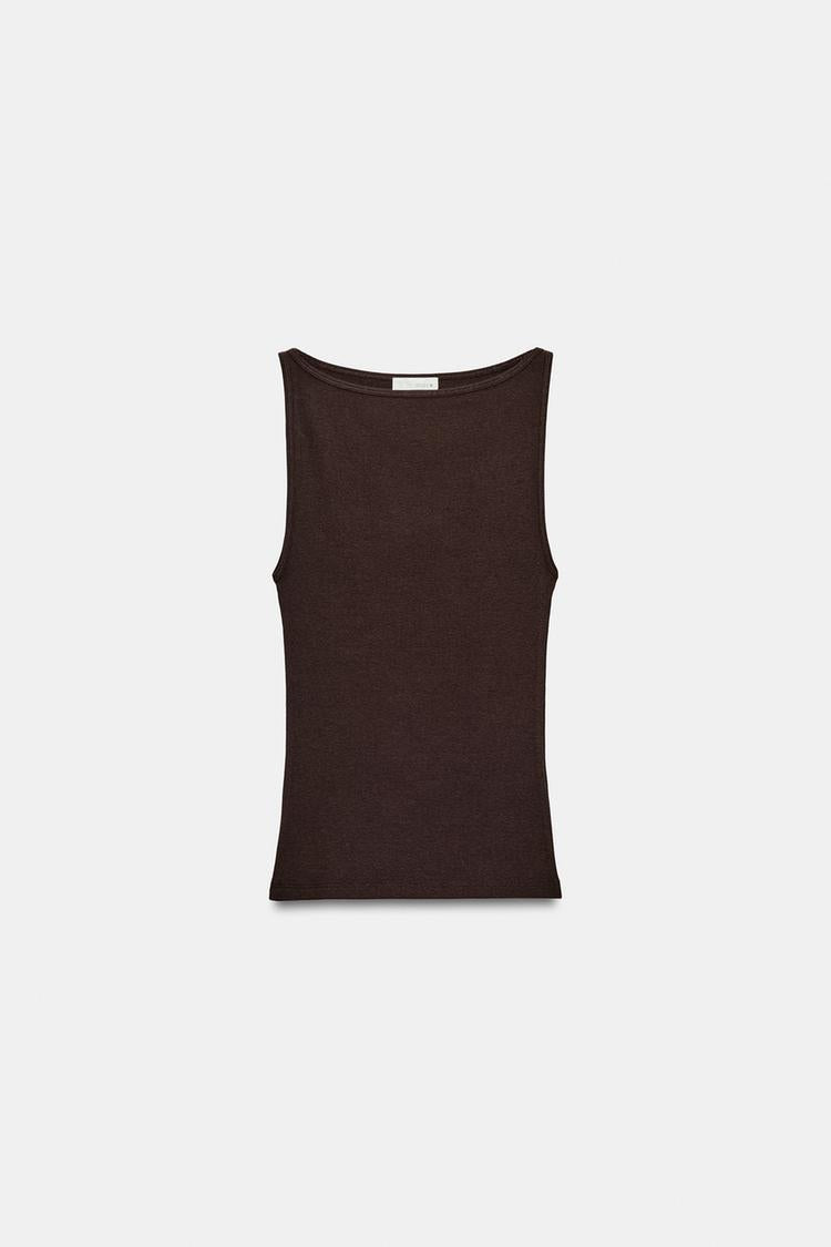 T-SHIRT MINIMAL SANS MANCHES
