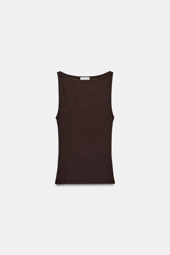 T-SHIRT MINIMAL SANS MANCHES