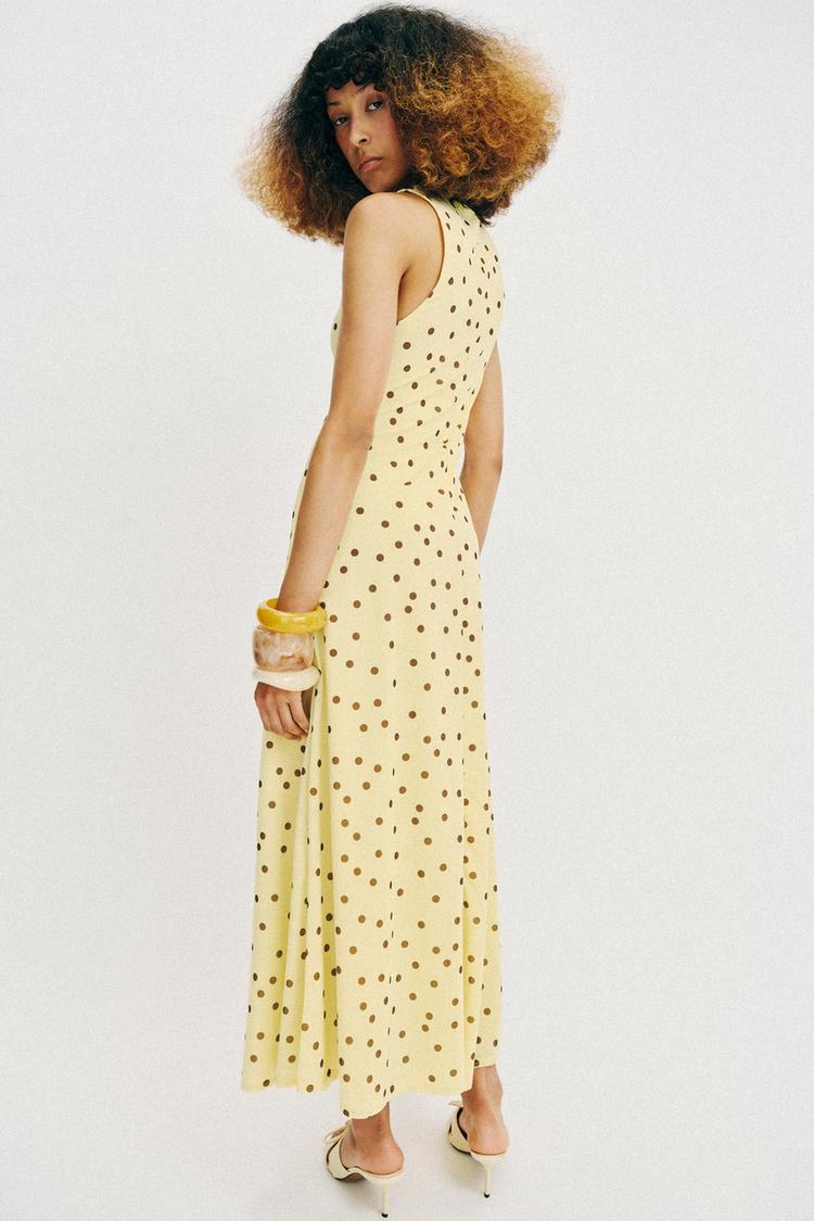 ROBE FLUIDE À POIS