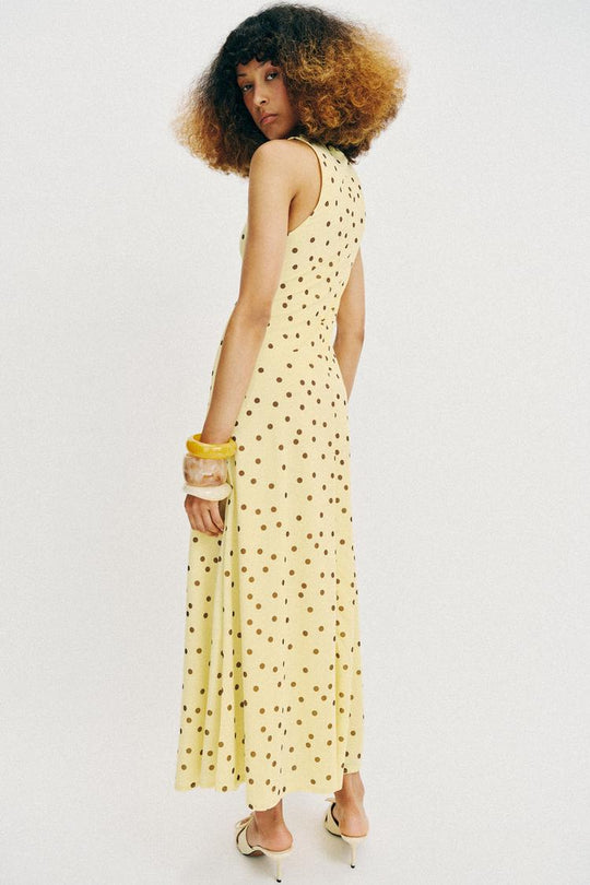 ROBE FLUIDE À POIS