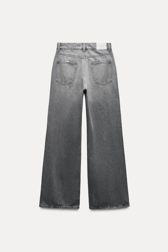 Jean z1975 à coupe large et taille haute - Bleu nuit