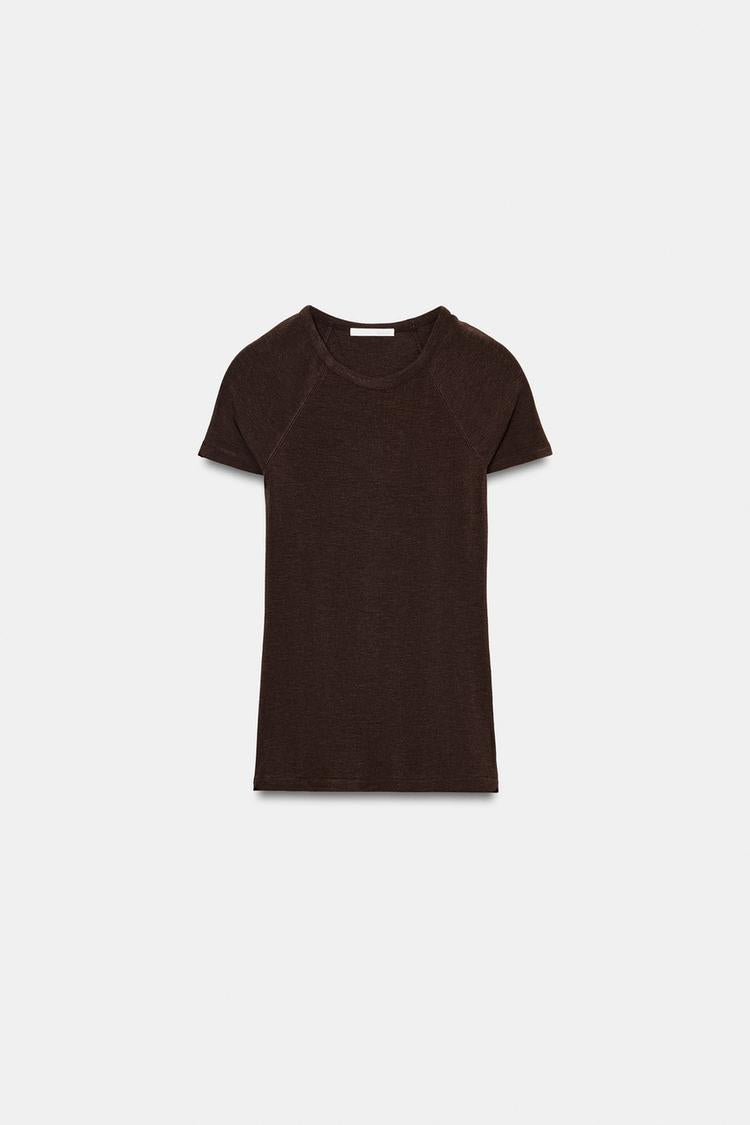 T-SHIRT A MANCHES COURTES RAGLAN