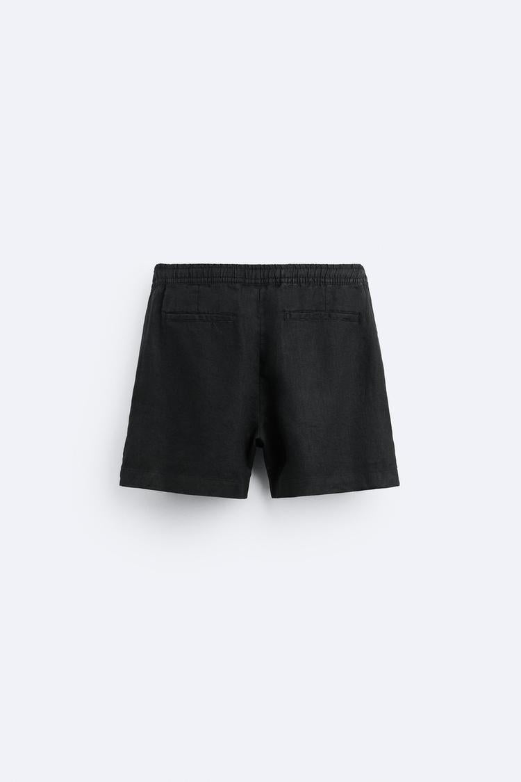 Short en Lin - Blanc