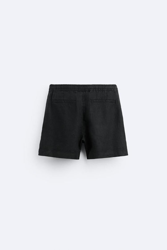 Short en Lin - Blanc