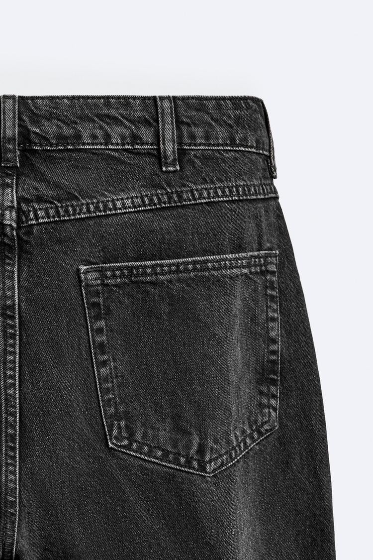 Jean flare fit zippé - Bleu