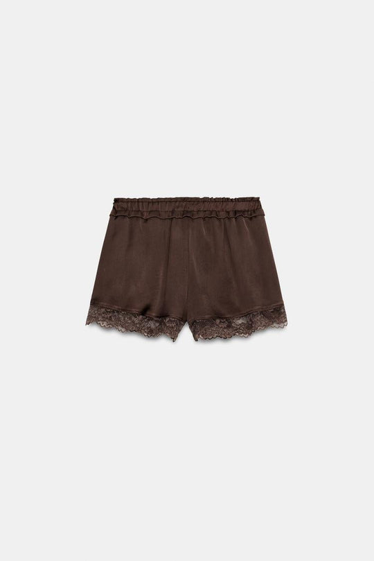 SHORT AVEC DENTELLE COMBINÉE