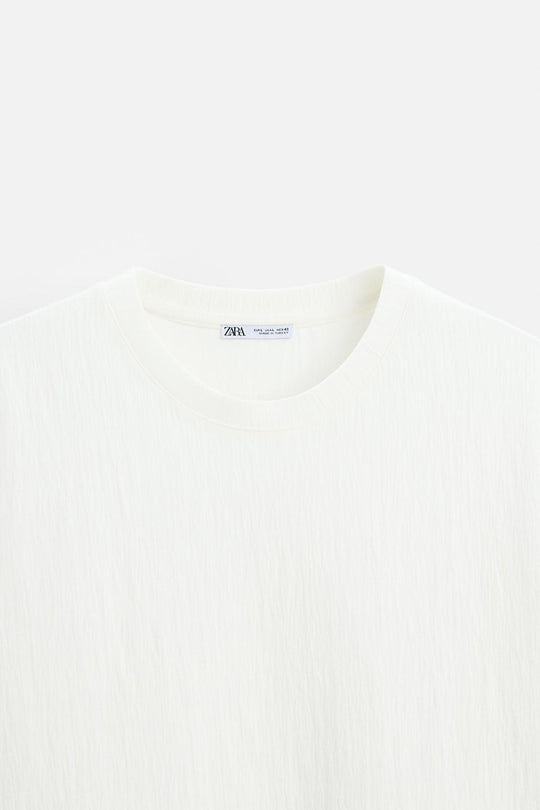 T-SHIRT RELAXED FIT STRUCTURÉ