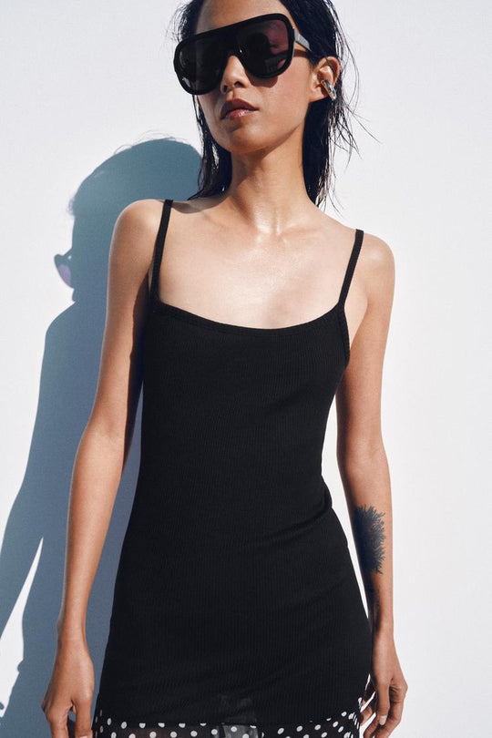 ROBE LONGUE BIMATIÈRE À POIS