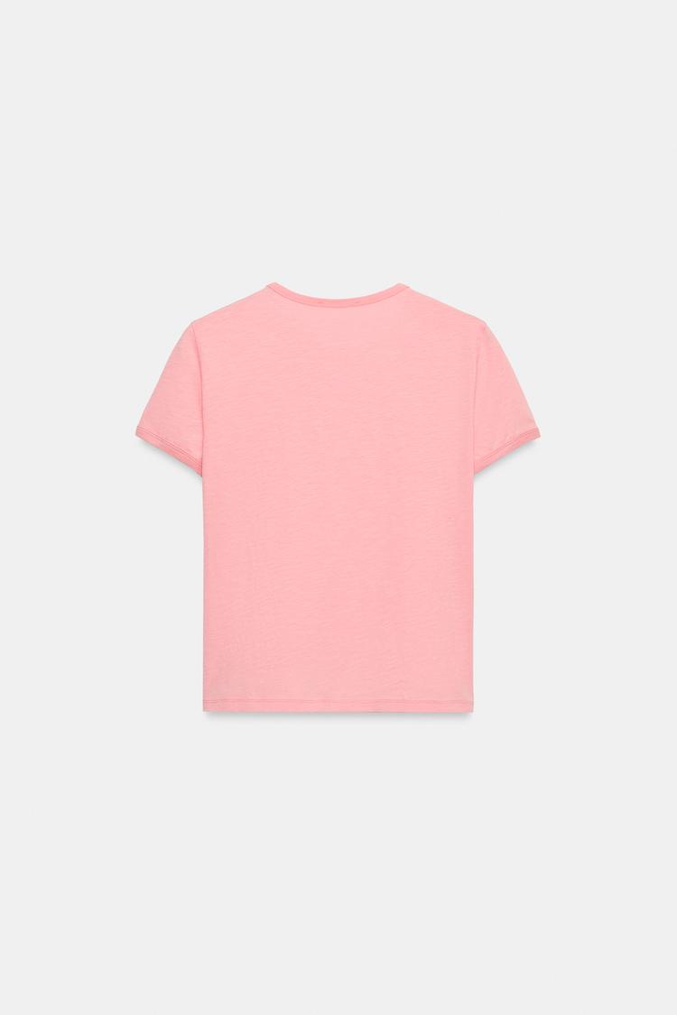 T-SHIRT MANCHES COURTES BRODERIES