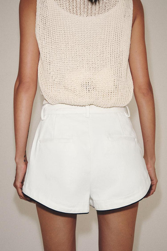 SHORT EN JEAN À PINCES ZW COLLECTION