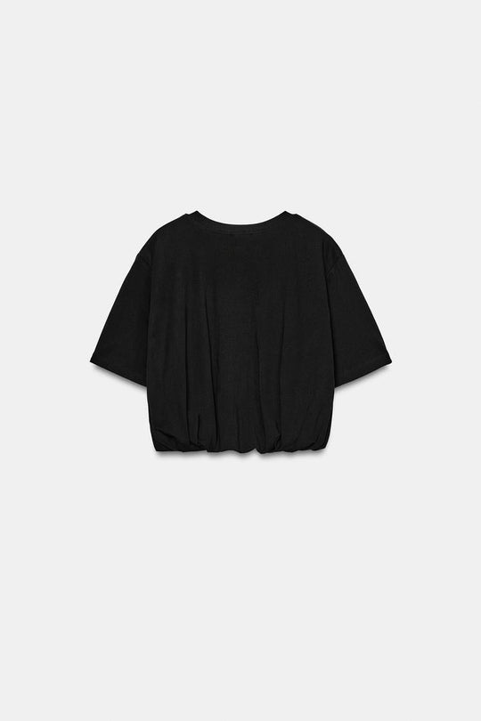 T-SHIRT COURT BOUFFANT