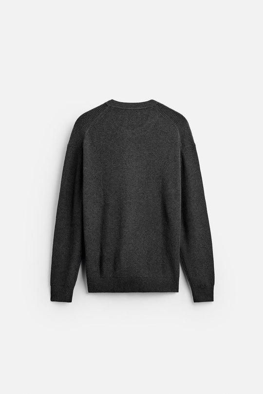 Pull en Maille perlée - Vert olive