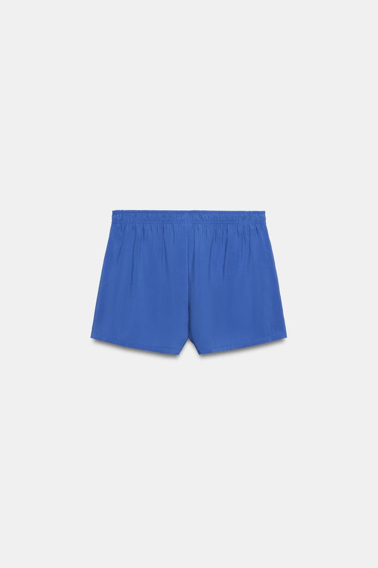 SHORT FLUIDE ÉLASTIQUE BOUTONS
