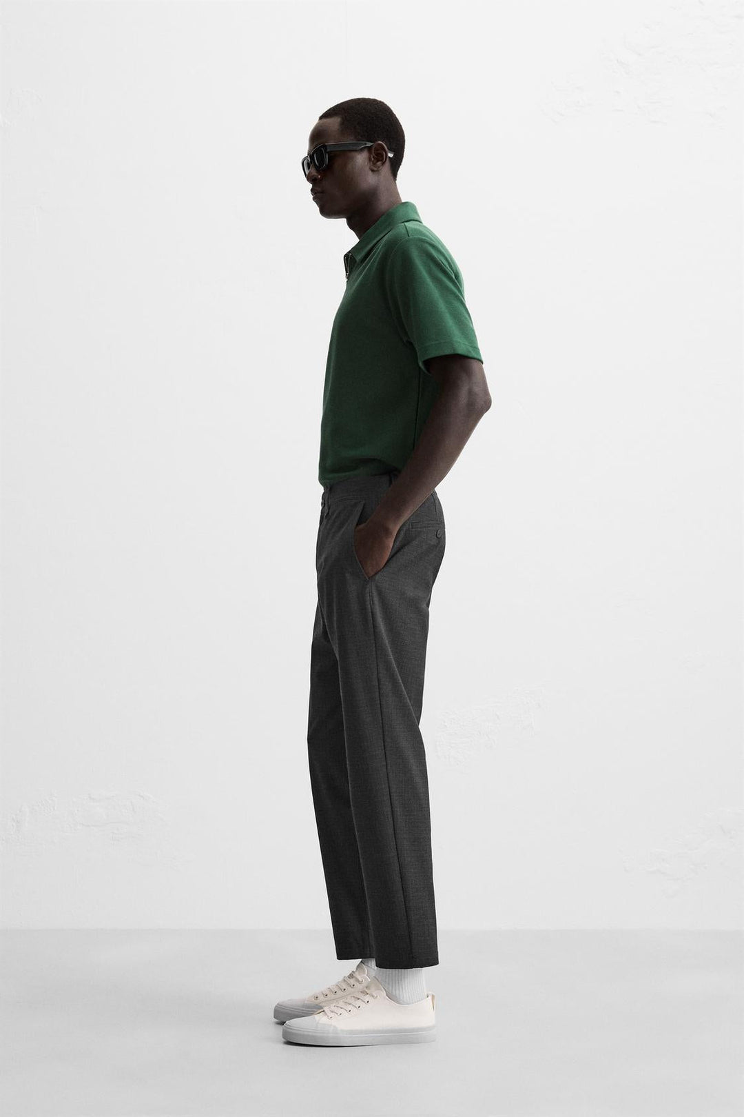 PANTALON À TEXTURE CONFORT