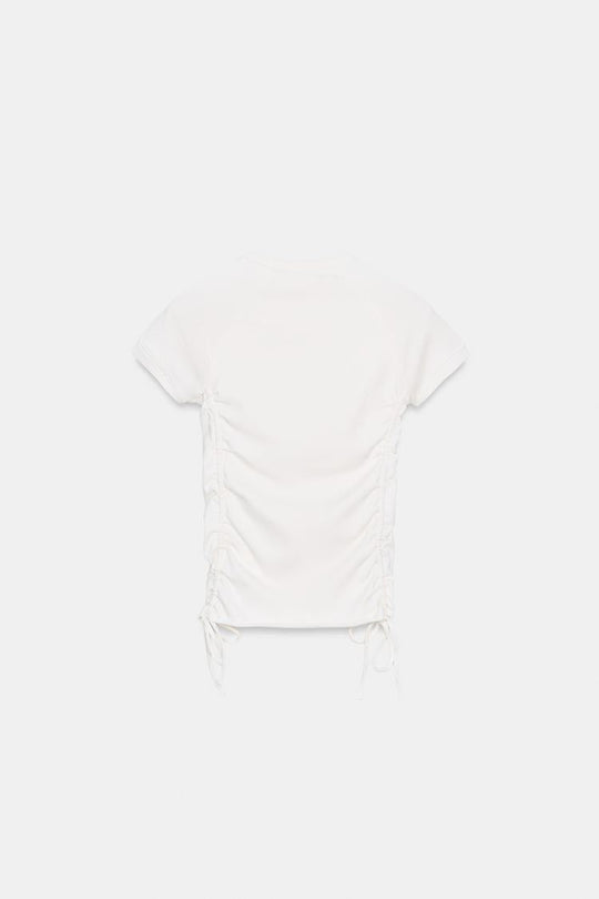 T-SHIRT FRONCÉ RÉGLABLE