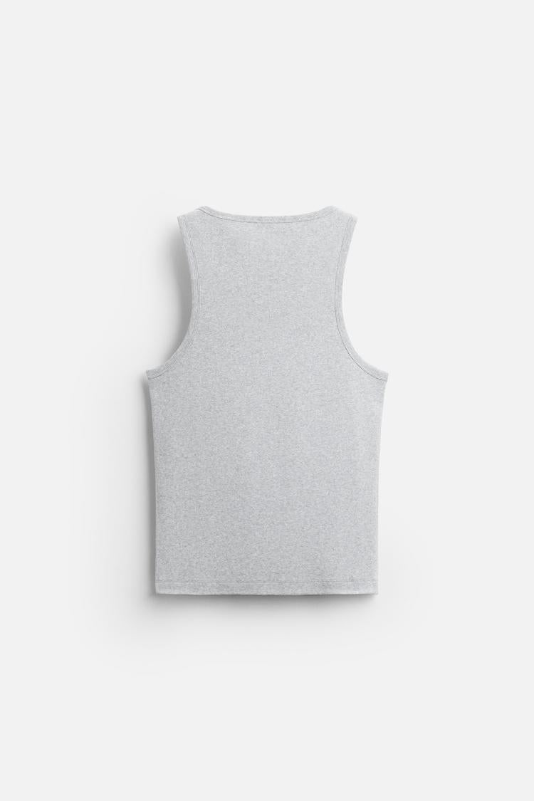 Débardeur Cotelé - Gris