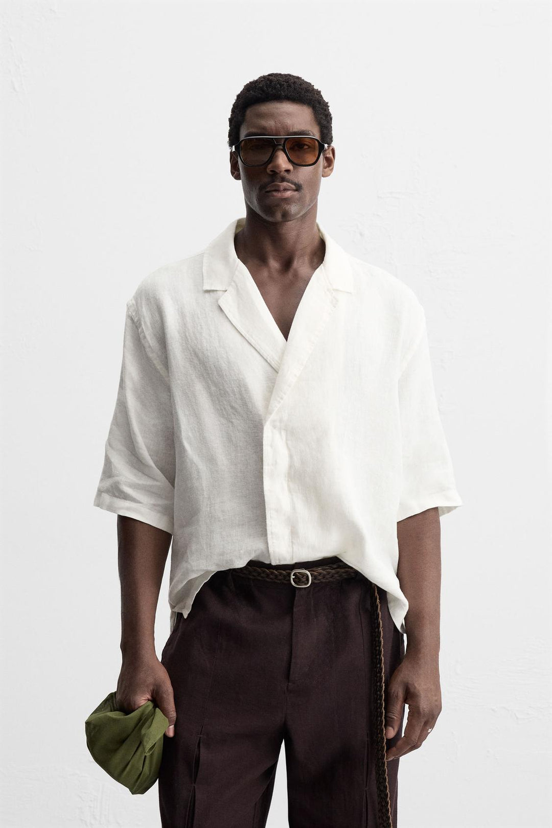 CHEMISE KIMONO 100 % LIN