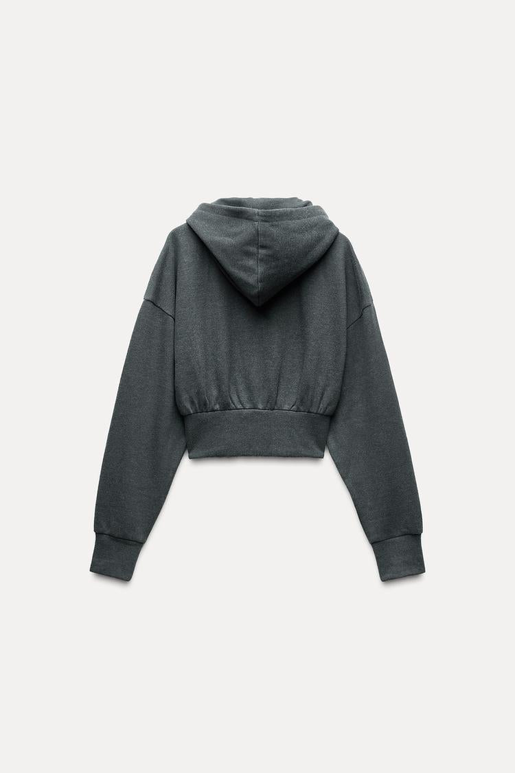 Sweat à capuche soft - Gris foncé