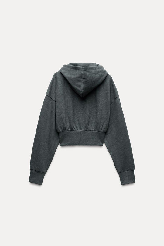 Sweat à capuche soft - Gris