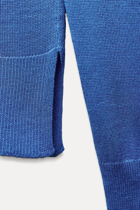 Pull basique en maille fine - Kaki
