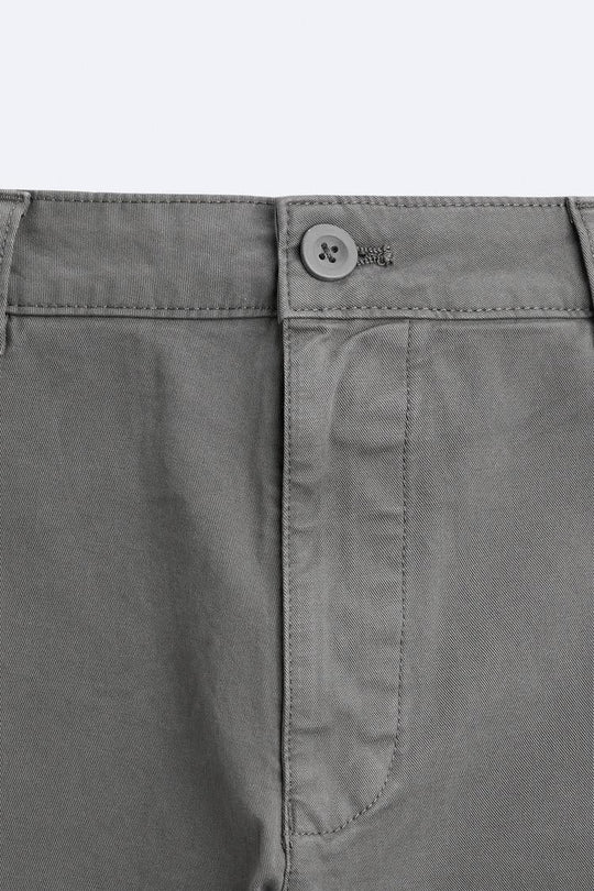 Pantalon chino coupe moulante - écrue