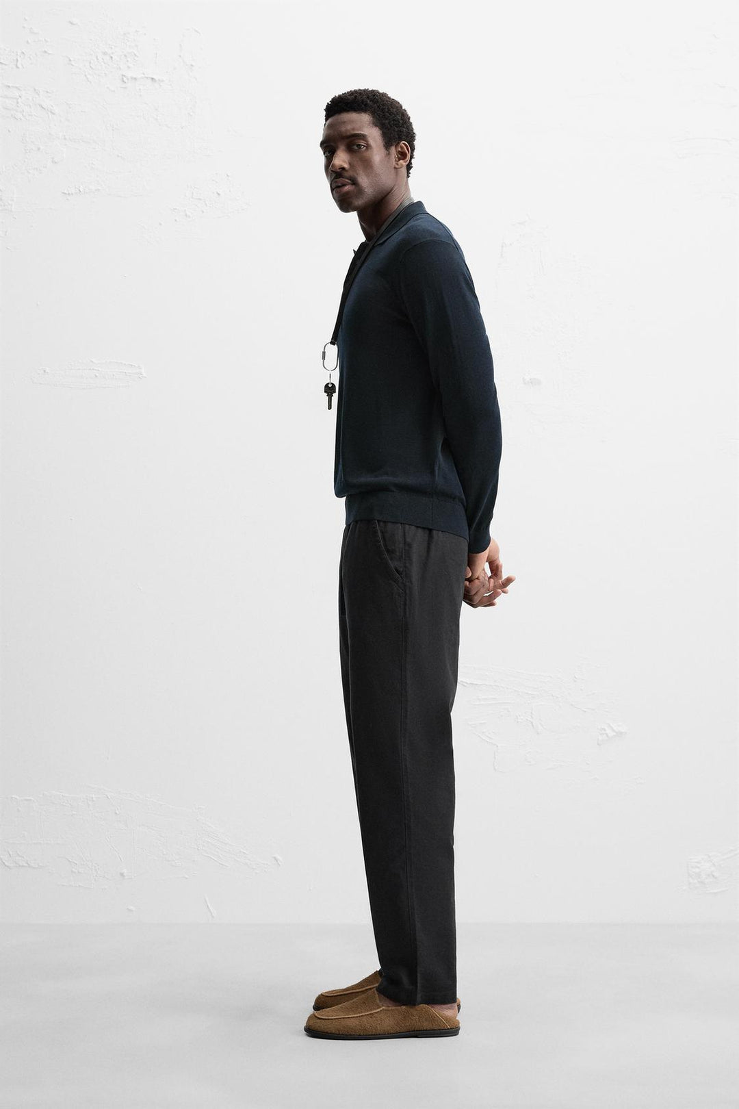 PANTALON RELAXED FIT COTON - LIN