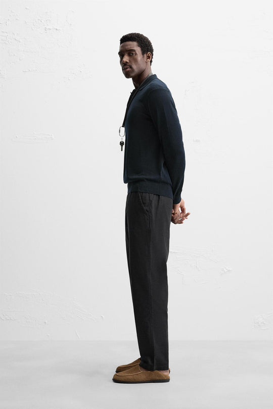 PANTALON RELAXED FIT COTON - LIN