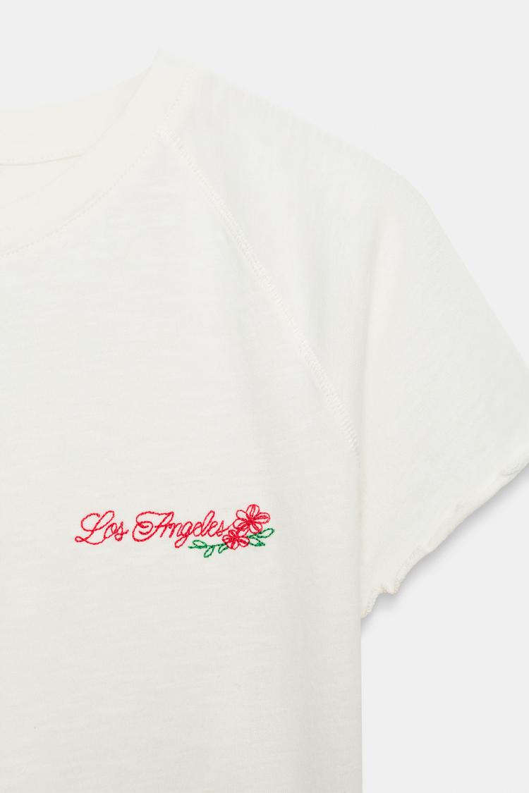 T-SHIRT RAGLAN AVEC INSCRIPTION