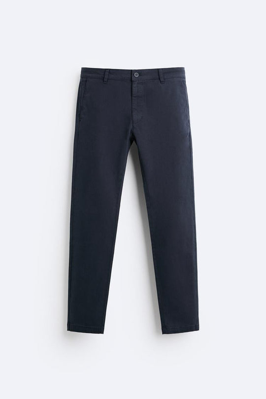 Pantalon chino coupe moulante - Gris